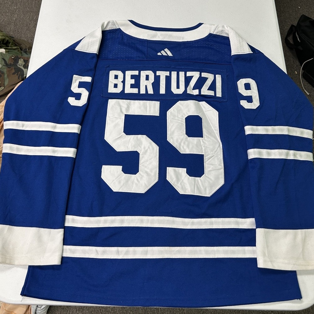 Adidas Toronto Maple Leafs Jersey Mens 52 Blue Bertuzzi 59 Reverse Retro 2.0 - Picture 5 of 5